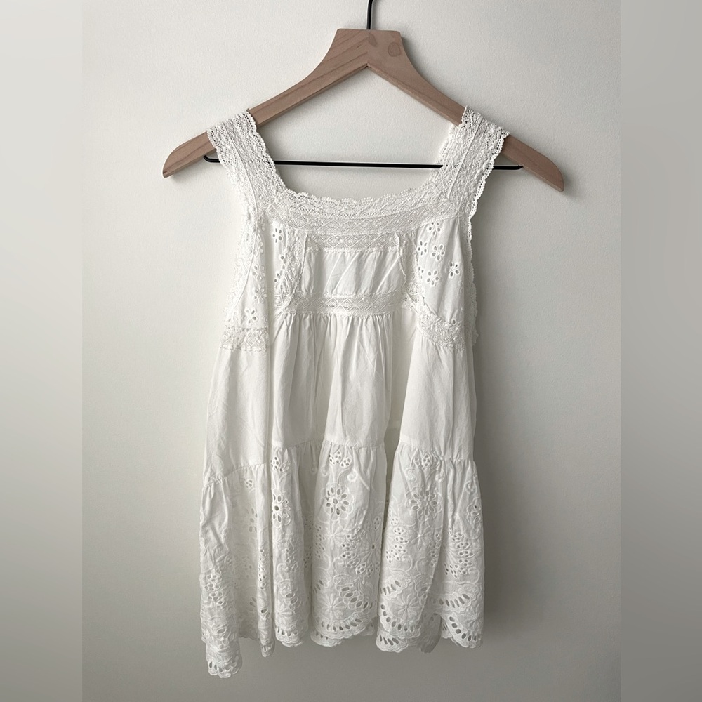 Carly Jean Los Angeles Kina Cotton Blouse